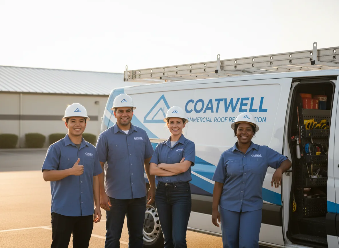 Commercial roof coating company in Hoople, ND
